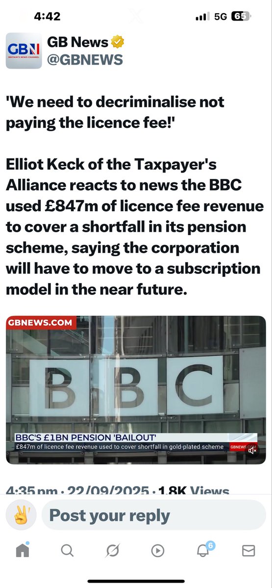 AdamA10953's tweet photo. @theipaper BBC A CORRUPT SERIAL LIAR MONEY LAUNDERING TAX EVASION STEALING BILLIONS OF POUNDS FROM THE PUBLIC UK FOR DECADES FORCING THEM TO PAY THE LICENCE FEES
Paying themselves millions of pounds salaries +pensions+perks-
Having-660+mps+pms on their payroll not to mention the licence fee https://t.co/hwYwBMCXoM