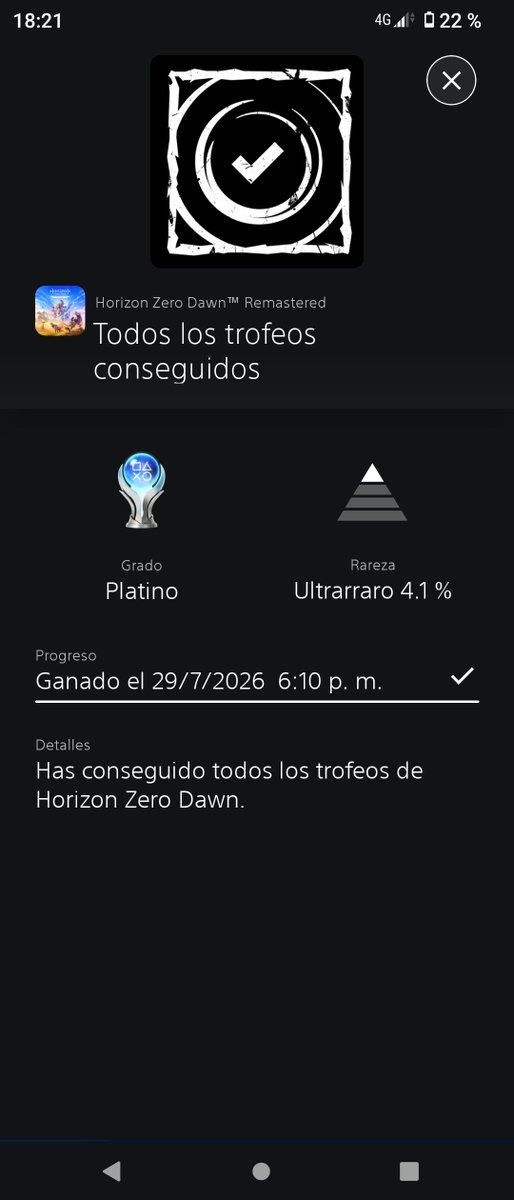 oscarpsx's tweet photo. #Platino290 Horizon Zero Dawn Remastered (PS5)
Fue mi segundo platino, así que ya ha llovido. Un mundo abierto impresionante, muy rico y bonito, y que le da cien patadas a su secuela en todo. No recordaba a Aloy tan agresiva, la recordaba más buenina, pero es dura y borde. https://t.co/ZtGvuxzLGh