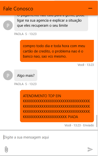 picapauindio's tweet photo. TOP SEU ATENDIMENTO @kabumcombr !!

UM DIA PRA CONFIRMAR O PAGAMENTO E AINDA DE NEGADO, FECHEM ESSA PORCARIA https://t.co/arU9i4bFhb