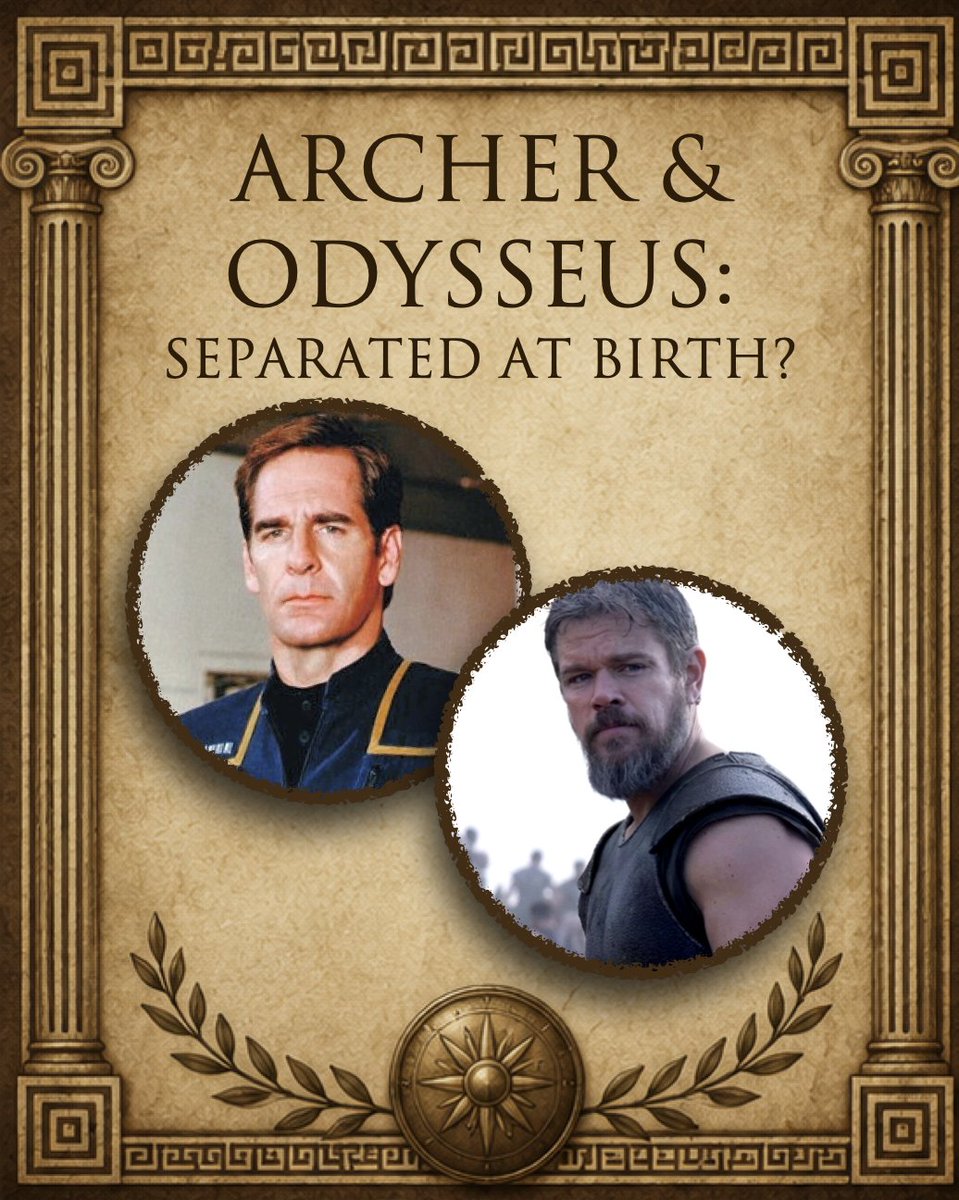 Unite4Archer's tweet photo. Is Jonathan Archer a modern Odysseus? Hear us out… With The Odyssey back in the spotlight, we started noticing a strangely specific pattern.   1/4 https://t.co/9CjvWgf300