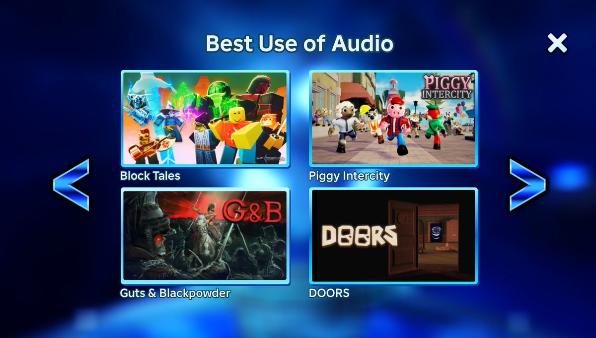 Piggy_News's tweet photo. 🏆ROBLOX INNOVATION AWARDS🏆
Piggy: Intercity is nominated for 3 categories for this year's Roblox Innovation Awards! 
The categories are: 
- Best Use of Audio
- Best Innovation in Creative Direction
- Best RPG Experience https://t.co/V4ZyushoIN