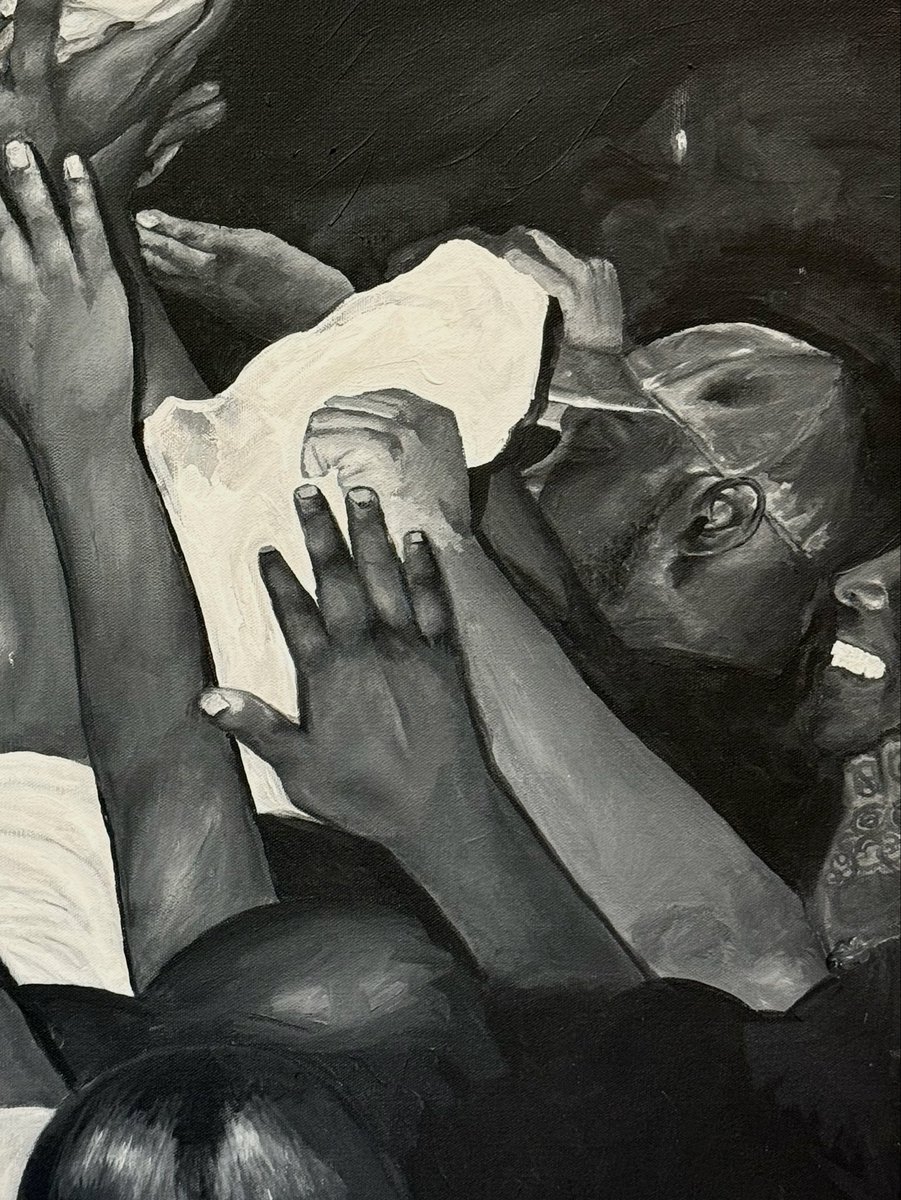 _tav33_'s tweet photo. “Homecoming”
Acrylic on canvas 
40x30 https://t.co/djyNPcF4wu