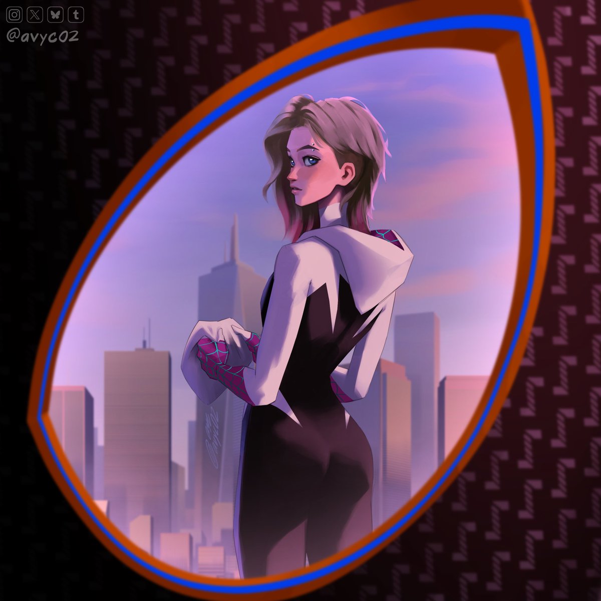 avyc02's tweet photo. “In every other universe, Gwen Stacy falls for Spider-Man…”
#spiderman #spidergwen #gwenstacy #milesmorales #SpiderWeek #spiderverse #marvel #fanart #ArtistOnTwitter https://t.co/TLpLDKt1bg