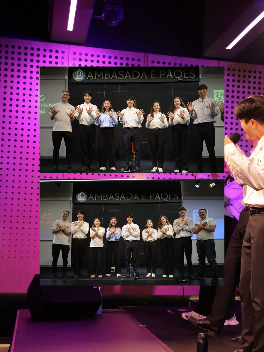 ffwpueume's tweet photo. 🇦🇱 On July 12, Cheonmyeong Worship was held as a special offering of devotion for Dr. Hak Ja Han, affectionately called True Mother.

🎶🙌 Through praise and worship, members shared the heart of God, the Heavenly Parent, and felt closer to the heart of True Mother. 

🎤 Balkan Regional Director Gani Rroshi delivered a meaningful message about becoming the “small needles” of True Parents and living a life of attending Heavenly Parent.

🤲 It was a blessed time filled with gratitude, tears, and deep devotion.