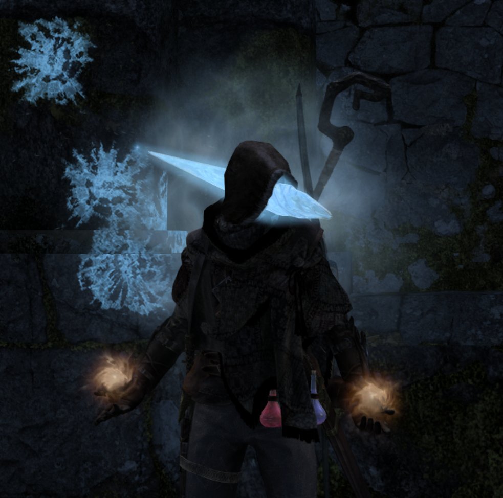 macaroney_'s tweet photo. I've been playing (a heavily modded) skyrim

Here's my dunmer lady, im a stealth archer coward BUT i have been using magic mostly https://t.co/oE8gI0uqLM