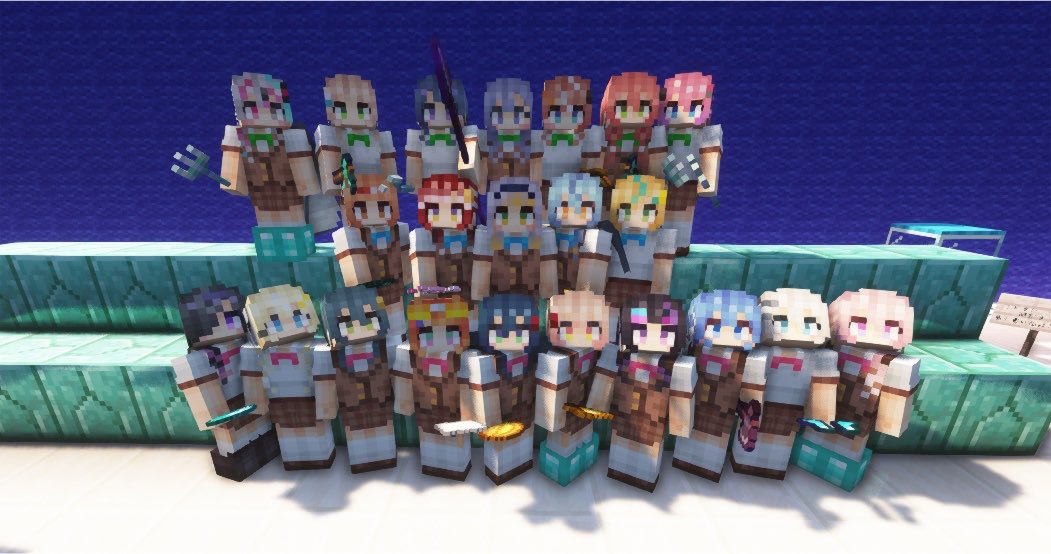 shirasa_ayane's tweet photo. #あらなみマイクラ
最後駆け足ですみません…！ ;  ; 
人生初めてのマイクラが新波女学園で良かったです

たくさん優しく教えていただいたことも一緒に遊んでいただいたことも全部大切な思い出！登校できなくなるの寂しいな

みくちゃん、るり先輩、新波女学園のみなさま、見守ってくださったみなさま、本当にありがとうございました🤍✨