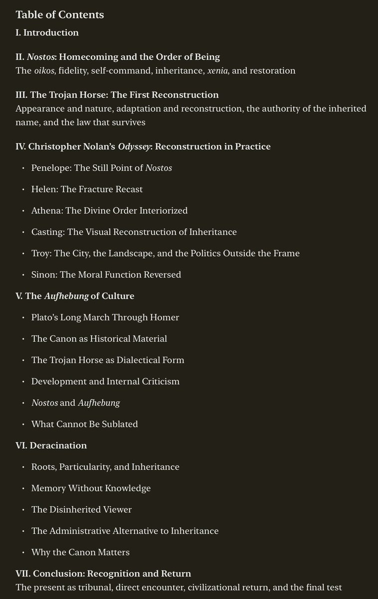 thepalmerworm's tweet photo. ‘We often describe such narratives as moral instruction, and they certainly are. But morality is not their deepest work. Before they teach what is good, they communicate a civilization’s understanding of what is.
Every civilization rests upon metaphysical assumptions, whether explicitly articulated or simply inherited. Those assumptions shape its ontology—what kinds of beings exist and what they are. Ontology informs anthropology—what the human person is. Anthropology informs epistemology—how truth may be known. From these first principles flow law, education, politics, economics, and the institutions through which a civilization orders its common life.’ (Turner)
https://t.co/9kwZlgcQFV