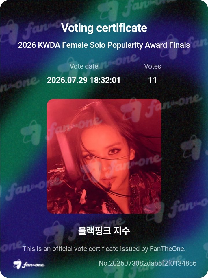 CaptainMarieuh's tweet photo. @JSVOTINGTEAM Team JISOO https://t.co/Kftr9HMddE