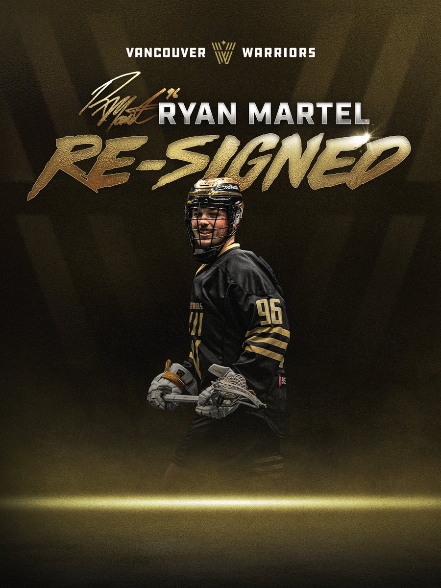 VanWarriors's tweet photo. The party that's Marty is back! ⚔️

*Pending NLL Approval https://t.co/aYW3jPbIF4