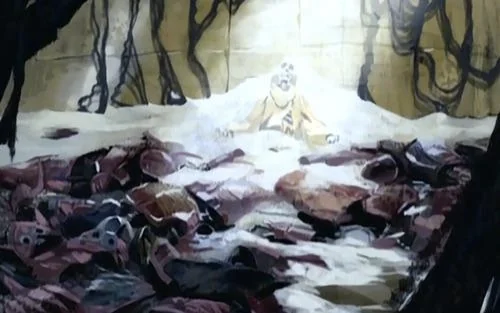 Doctor_Hal's tweet photo. @OP_senju Numbers and Sozin's Comet. Not a lot the primarily pacifistic air nation could do against the sudden siege of merciless powered up Fire Nation soldiers. Just look at Monk Gyatso's final resting place where he was backed into a corner alone by 8 or so soldiers who he took with him https://t.co/ViPtY53Ert