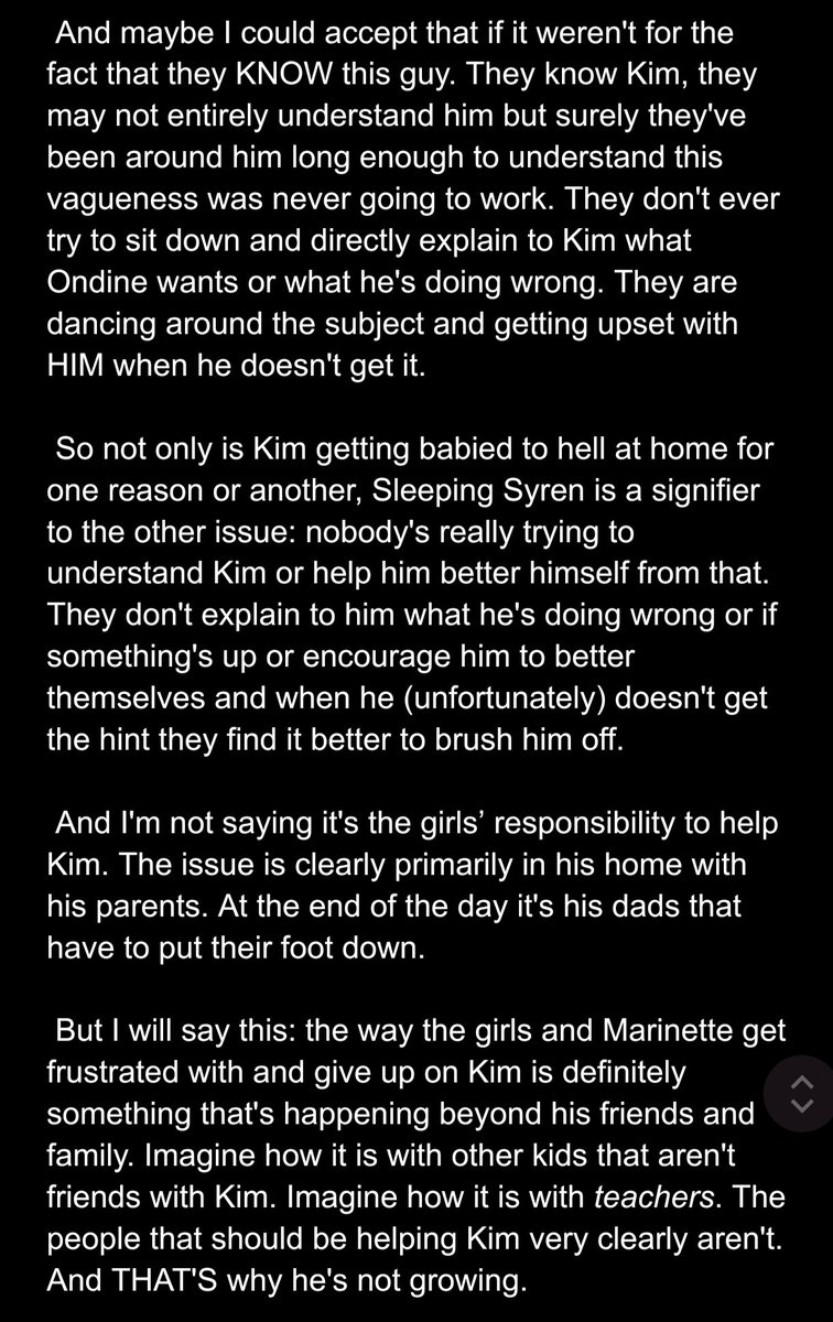 TalesOfYour_Mom's tweet photo. Sleeping Syren was not up to par, and neither are most of your Kim interpretations (Le Chien Kim Ature character analysis) 1/2 #mlbtwt https://t.co/4gRnIYzSxW