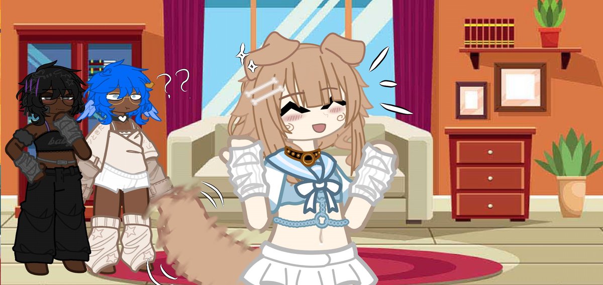 Velvet_babez's tweet photo. ☆{New character: unlocked?}☆
⊹₊˚‧︵‿₊୨ᰔ୧₊‿︵‧˚₊⊹
P.O.V: Just getting in the house after a long day, and you see an unfamiliar face sitting right in front of you.
⊹₊˚‧︵‿₊୨ᰔ୧₊‿︵‧˚₊⊹
??: Master! Welcome home!
M(v1): (uhh..?)
M(v2): ?? https://t.co/XxP7fidesQ
