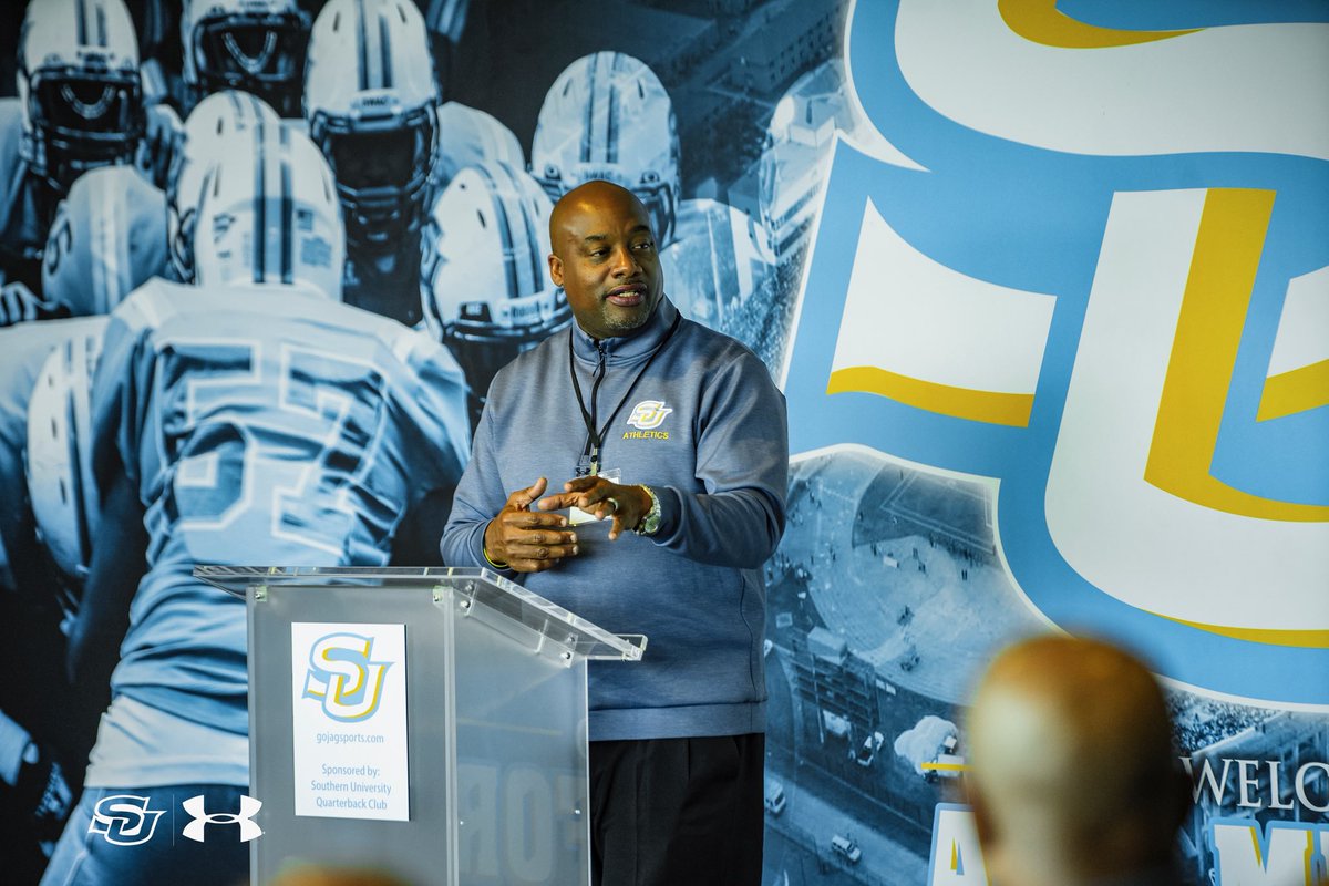 SouthernUsports's tweet photo. Growing together today to compete stronger tomorrow. Day One at the Southern Sports Summit.

Day One of the Southern Sports Summit was centered on collaboration, innovation, and student-athlete success. Through insightful discussions led by campus leaders and industry professionals, attendees explored the importance of mental wellness, cross-campus partnerships, financial empowerment, authentic leadership, and building meaningful relationships that strengthen both Southern Athletics and the Jaguar community.