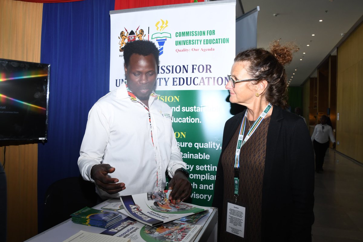 CUE_Kenya's tweet photo. The Commission for University Education (CUE) is exhibiting at the 17th IUCEA Annual Conference (29–31 July 2026) under the theme: Powering the Future of Higher Education in East Africa through Strategic Partnerships and Collaborations. https://t.co/ac6XX88Uch