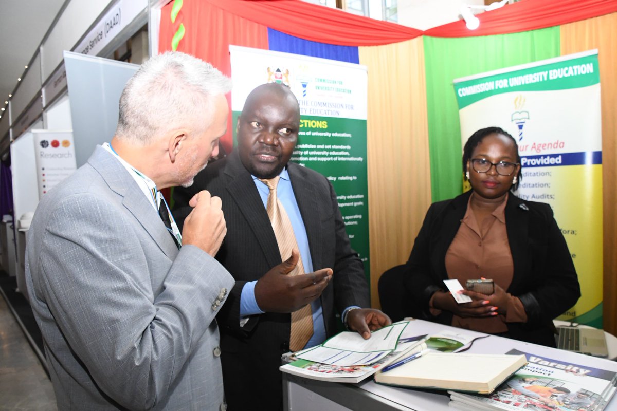 CUE_Kenya's tweet photo. The Commission for University Education (CUE) is exhibiting at the 17th IUCEA Annual Conference (29–31 July 2026) under the theme: Powering the Future of Higher Education in East Africa through Strategic Partnerships and Collaborations. https://t.co/ac6XX88Uch