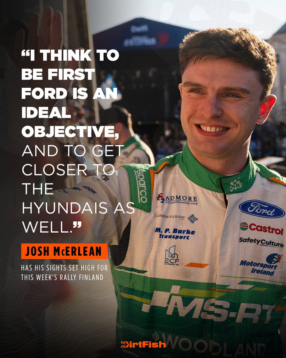 DirtFishRally's tweet photo. Josh McErlean didn't come to Finland to play 🇫🇮👊 https://t.co/kKlp3xBTkV