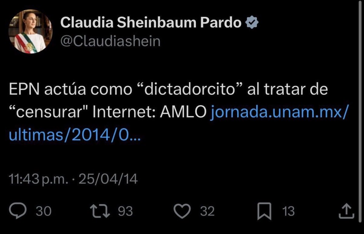 luis_gj's tweet photo. Pasó de denunciar la censura… a redactarla. 

Vaya transformación... https://t.co/2xprMVbdgy
