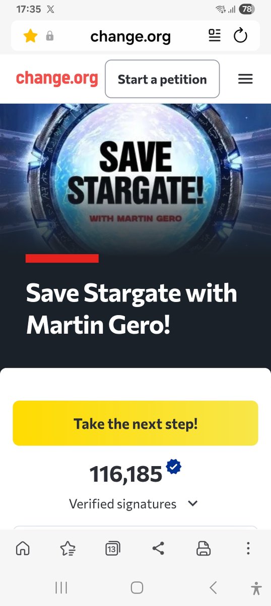 Kirstylgreen12's tweet photo. 116,185 verified voices & counting. 

This isn't just about saving a TV show—it's about proving that passionate fans can come together to support the stories, characters, and creators they believe in. Stargate deserves another journey through the Gate.
#SaveStargate 
#GeroGate 

@AmazonMGMStudio 
https://t.co/DUHAg8Hxbv