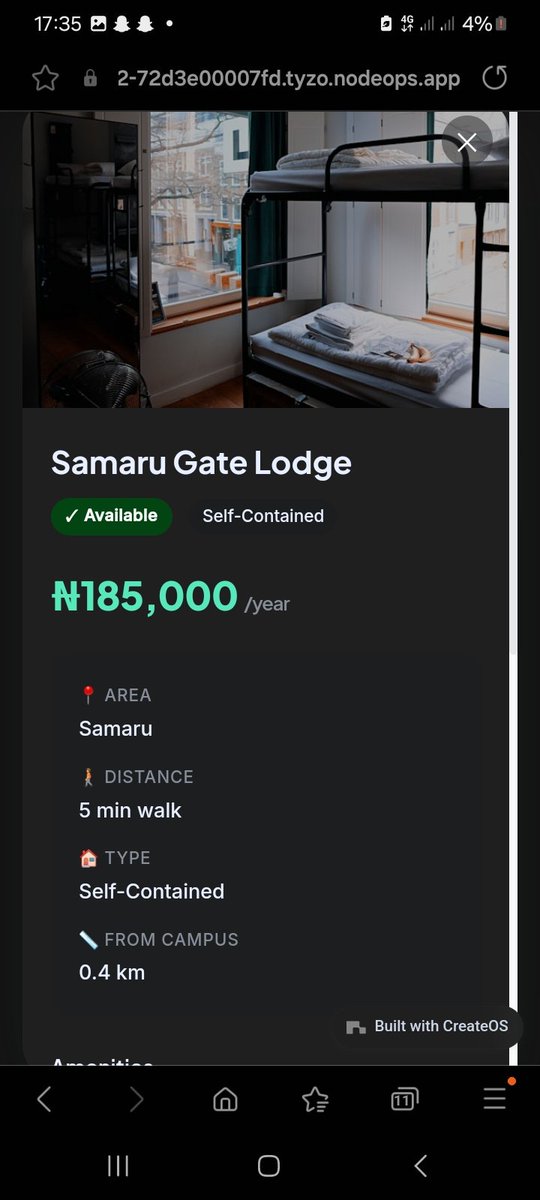 jemmyboot's tweet photo. Every semester students spend hours searching Whatsapp groups for accommodation. I built StayNear to make finding off campus housing easier filter by budget,location and amenities to discover your best match.
#builditnow #createOS @BuildOnNodeOps https://t.co/z2bmsi6d32