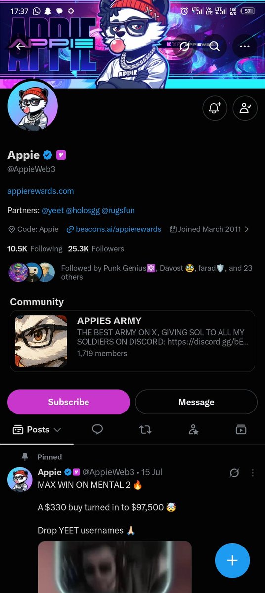 denjix17's tweet photo. @sol_promise @AppieWeb3 first prom win🙏🏾
99K2FnXFLr493va26o4FAFWEZMupu1QR1LyGz2rGsEmS https://t.co/AUToXsU3Cr