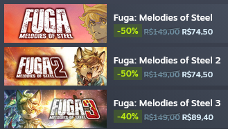 LittleTailBR's tweet photo. Os presentes de aniversário! 🎂

A principal atração de aniversário de Fuga é o lançamento do jogo para Android e IOS!

🚨Para androids com 20% de desconto! 

Enquanto que na Steam e até na eSHOP vocês conseguem encontrar a trilogia com desconto também! 😍

#Fuga5th https://t.co/nTkGSz7va6