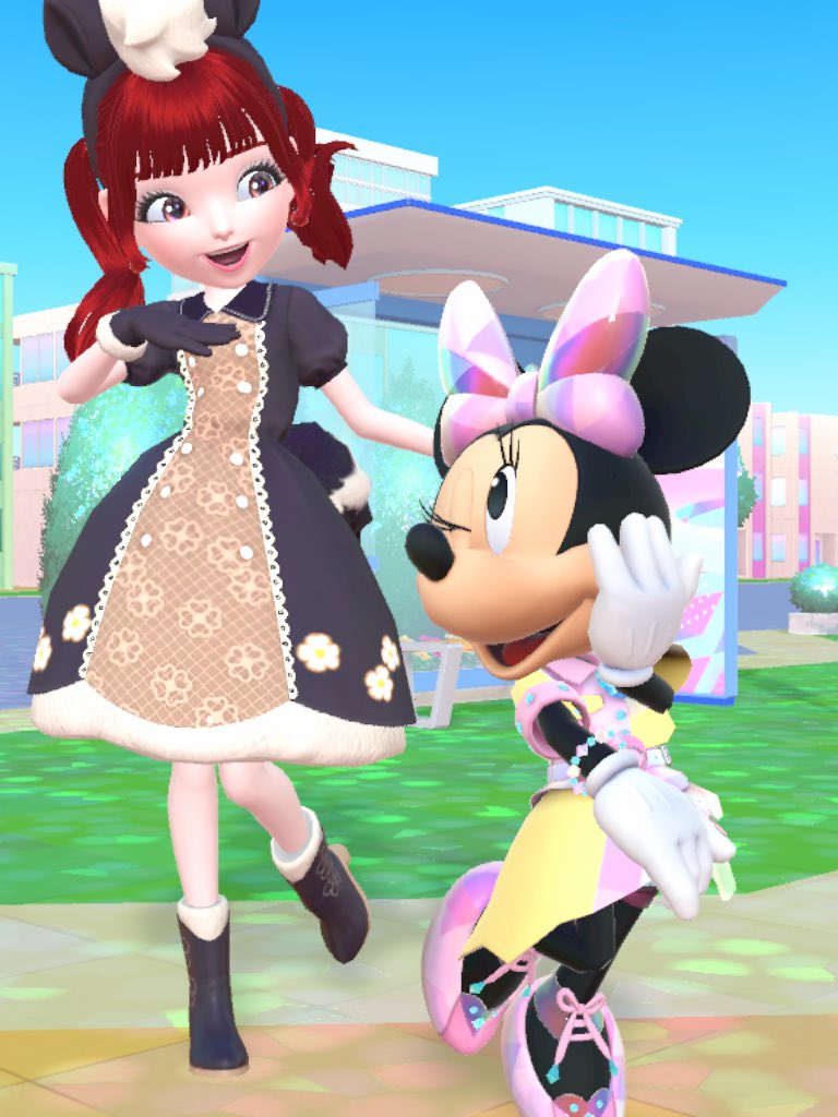 pinky_8282's tweet photo. 今日のベストショット！

スコチャレ報酬のフラワードレス可愛すぎる♡

応募ID：4957-6742

#ディズニーステップマイベストショット
#ディズニーステップ https://t.co/gV4yM86eL4