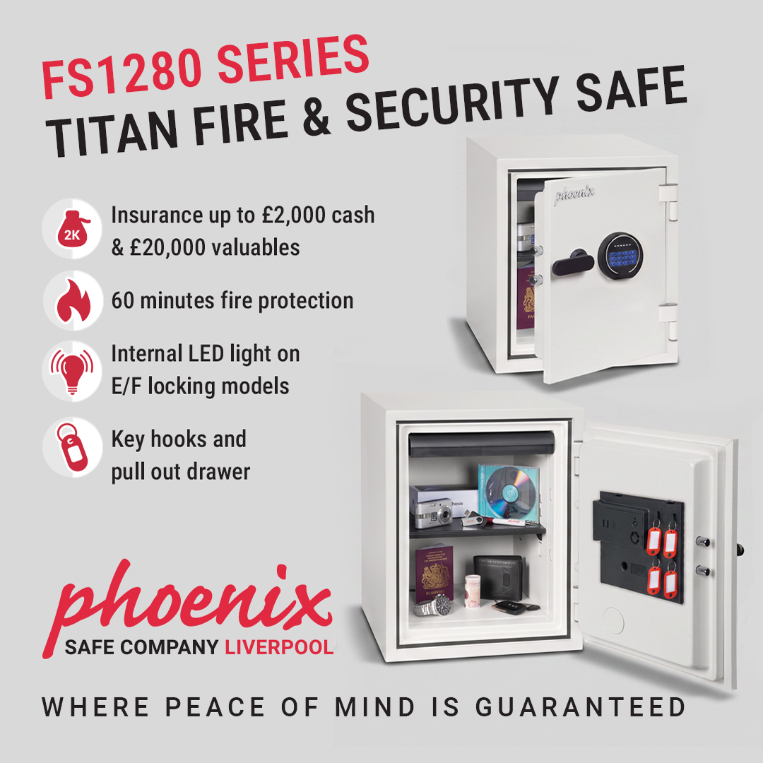 Phoenix_Safe_Co's tweet photo. The FS1280 Series offers professional fire and security protection for your home or business, with 60-minute fire protection, secure new look locking options and GDPR-supporting data protection. #phoenixsafe #fs1280 #FireSecuritySafe #HomeSafe https://t.co/3gBluw2EOF