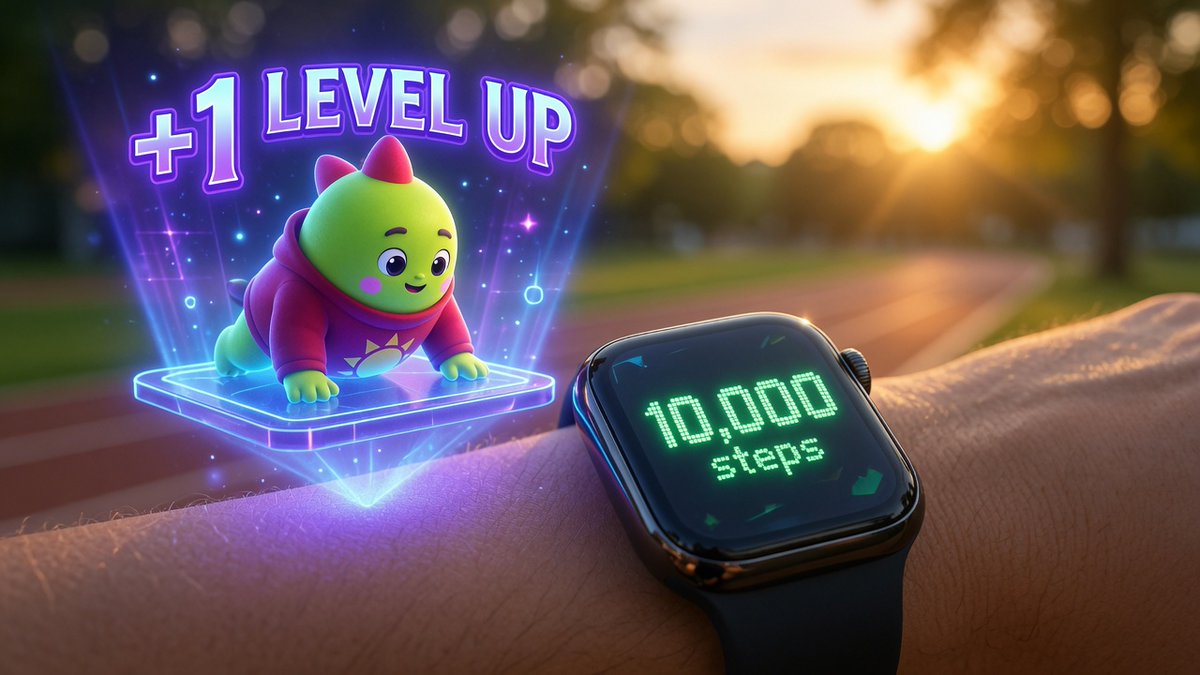 0xMohii's tweet photo. Finally hit my 10,000 steps today, and you know what that means... my Dinogotchi is about to level up big time! 🦖💪🔥

I absolutely love how @sleepagotchi  incentivizes whole body wellness, not just sleep. It’s the ultimate #DePIN play in the health space. 
The direct link between my physical activity and my in game progression makes the grind for that $50k prize pool feel incredibly rewarding and fun.

Look at this little guy getting stronger!💚 
My goal this week is to maintain a perfect 8-hour sleep streak AND hit my step goals every single day. 
The Top 300 on the contribution leaderboard won't know what hit them. 😉

How are you guys maximizing your contributions today? 
Are you focused solely on sleep, or are you incorporating other healthy habits? 
Tell me your strategy! 👇👀
@NucleusCodes 
#Sleepagotchi #HealthTech