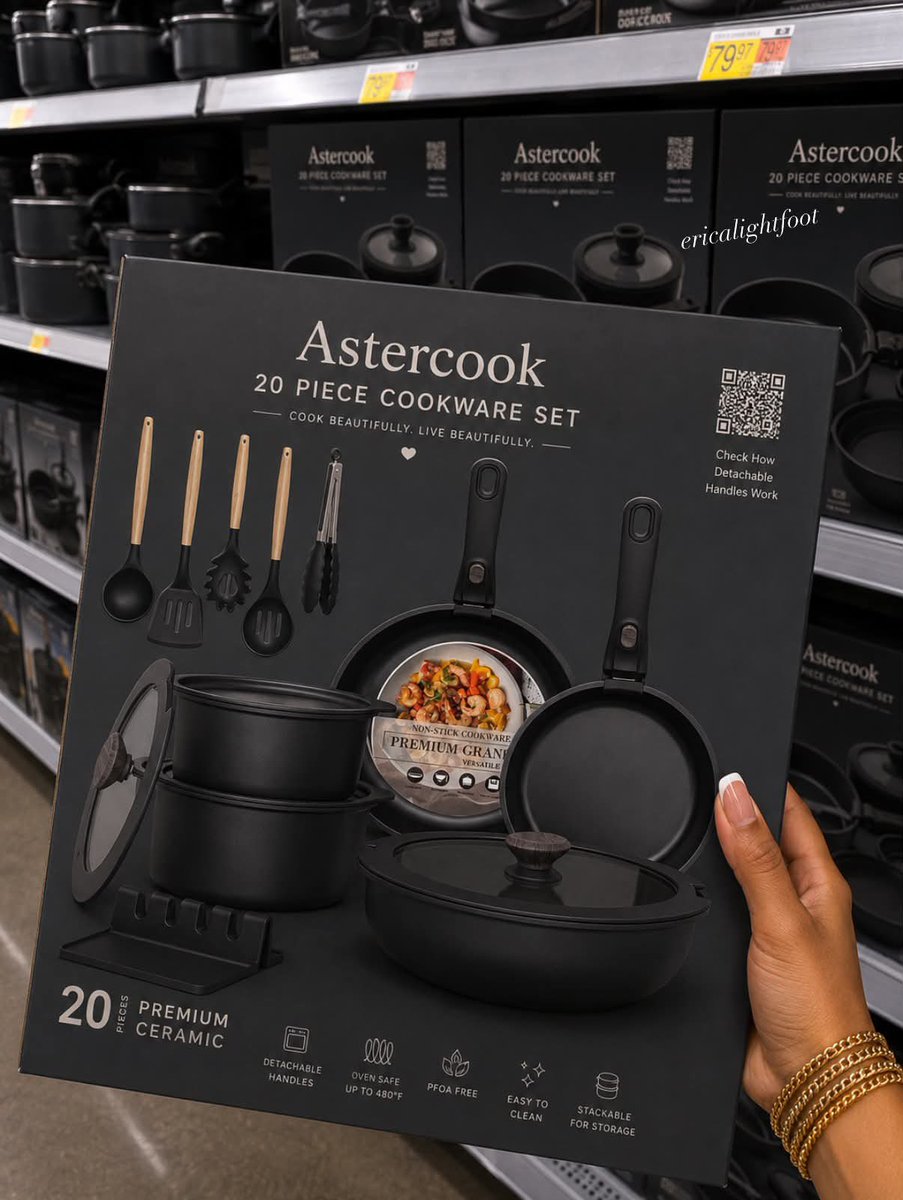 favscorpioooo's tweet photo. Walmart ATE with this black Astercook set 😍🖤🤏🏽 https://t.co/DIRBqN15Is