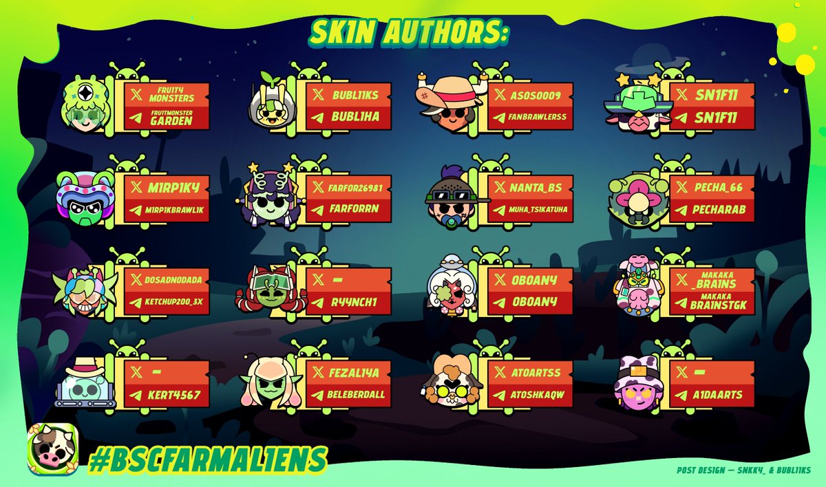 Sn1F1i's tweet photo. 👽Alien Hunter Pierce🐄

#brawlstars
#BSCFARMALIENS https://t.co/DMioOfmwMk