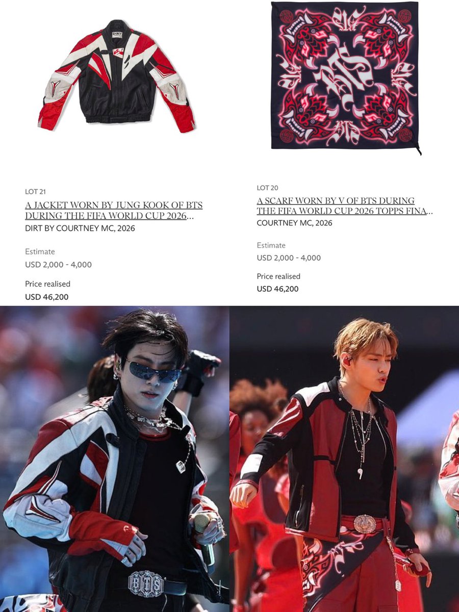 jungkovtae's tweet photo. taehyung scarf: $46,200 
jungkook jacket : $46,200

Omg that’s actually insane 😭🔥 https://t.co/0iGulLPaq9