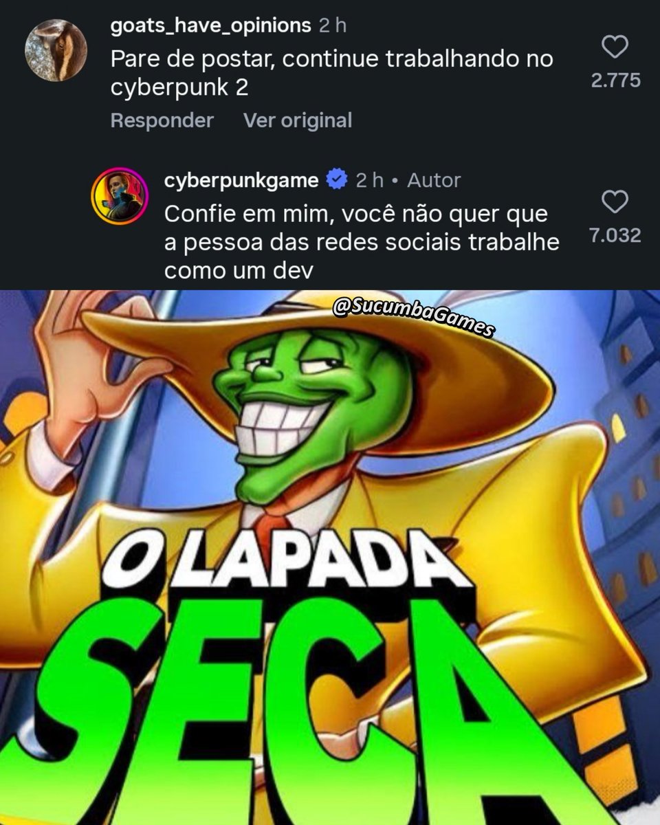 SucumbaGames's tweet photo. Intankavel a galera até hoje confundindo time de Marketing com Desenvolvedor https://t.co/2InEciFSil