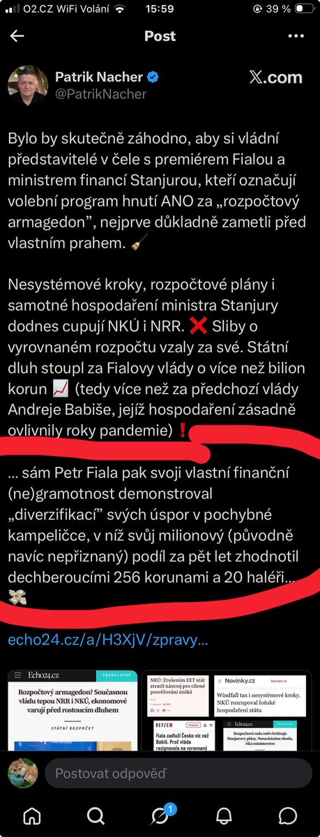 maestrosill's tweet photo. Fakt neuvěřitelné, co z @PatrikNacher padá. Dřív alespoň "slušně" manipuloval a používal argumentační fauly, teď už lže na plnou ústa. To je fakt neskutečný. https://t.co/pzM1X8cQmm