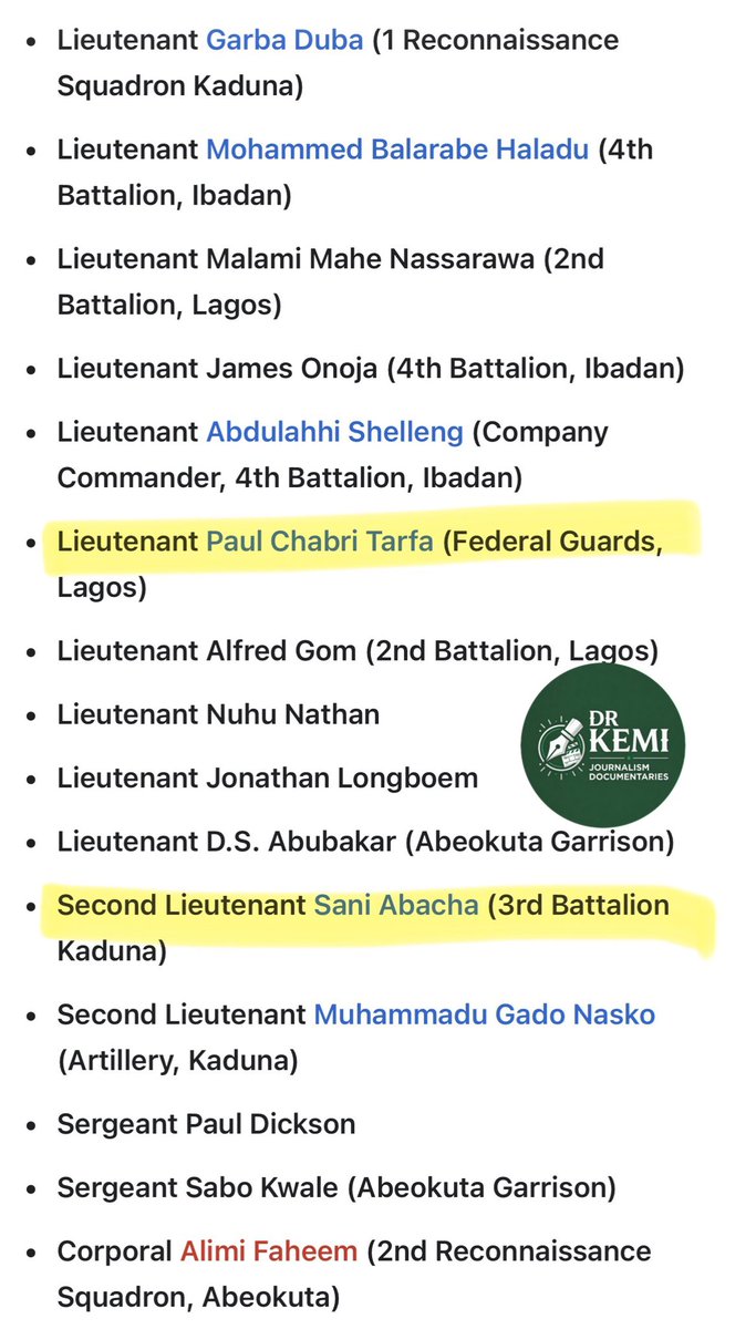 drkemiofnigeria's tweet photo. #DrKemilifestyle

🚨🇳🇬PLEASE READ AND SHARE TO EDUCATE YOUR CHILDREN AS HISTORY WAS REMOVED FROM SCHOOLS IN 2003.

⚠️⚠️⚠️Today marks 60 years of the COUNTERCOUP (Northern military officers vs Igbo military officers which lead to the Biafran war) and  DESTROYED NIGERIA 🇳🇬 July 29th 1966-2026 by Dr Kemi Olunloyo 7/29/26⚠️⚠️⚠️

July 29th 1966
Today marks 60 years😞I remember my uncle Adekunle Fajuyi and his boss Nigeria’s head of state Aguyi Ironsi. I was about to turn 2yo that summer. The July 1966 counter-coup in Nigeria was a bloody military mutiny on July 29, 1966, staged by Northern officers. It overthrew the military government of Major-General Johnson Aguiyi-Ironsi, resulted in his assassination, and brought Lieutenant-Colonel Yakubu Gowon to power, severely escalating ethnic tensions and leading directly to the Nigerian Civil War. 

Key Events and Casualties
* Date: July 29, 1966 
* Leaders Lost: Head of State Major-General Johnson Aguiyi-Ironsi and Western Region Military Governor Lieutenant-Colonel Adekunle Fajuyi were abducted and killed in Ibadan.
* Human Cost: Over 300 Igbo military officers and soldiers were killed in the mutiny and the Igbo community in Makurdi, Benue state🇳🇬
* Aftermath: The violence spilled over into widespread riots and targeted killings of tens of thousands of Igbo civilians living in Northern Nigeria later that year.

Causes of the Uprising
* Retaliation: Northern soldiers viewed the January 1966 coup—which had killed Northern political leaders like Prime Minister Abubakar Tafawa Balewa and Premier Ahmadu Bello—as an ethnically skewed plot led mostly by Igbo officers. 
* Political Friction: Anger grew over Aguiyi-Ironsi's introduction of Unification Decree No. 34, which sought to abolish the federal system in favor of a centralized unitary government, raising fears of Northern political domination. 

Long-Term Impact
* Rise of Gowon: Lieutenant-Colonel Yakubu Gowon was installed as the new head of state to hold the fractured country together. He is still alive. I will NEVER like Gowon. This is how the Igbo vs Hausa and Yoruba conflict started.
* Path to Civil War: Failed political reconciliations (such as the Aburi Accord) following the counter-coup failed to ease the deep mistrust, culminating in the secession of the Eastern Region (Biafra) and the onset of the Nigerian Civil War in July 1967.

These are the events Nnamdi Kanu educated Nigerians about even though he was not born yet. Nigerian government removed history from schools in 2003 and felt they could FORGET. General TY Danjuma executed my uncle and Ironsi when Ironsi was visiting Ibadan on a state visit. Their army thugs entered the government house to take Ironsi, Fajuyi said “I’m following my boss. You cannot take him.” They were both personally executed by Danjuma, the same COAS and Defense Minister who said the army 🪖and police 👮🏽‍♂️ collude together to unalive Nigerians. Danjuma is 87yo and lives in Banana Island, Lagos. He also executed Col Dimka who unalived Murtala Muhammed. 

The people I highlighted 
are familiar to you and 
now you can see that Nigeria 
was governed turn by turn
“EMILOKAN PHENOMENON “
Imagine the same Dimka 
Danjuma killed for killing
Murtala Muhammed was part of 
the 1966 counter coup. MM 
himself took part, IBB, late Abba Kyari
and even late Vatsa who IBB killed, his childhood 
friend. Abacha was also involved.
You are still running to get PVC instead of a revolution. I’ve done my part, not coming back. You chased me out, I’m now retired enjoying my life. 

#ResetNigeria