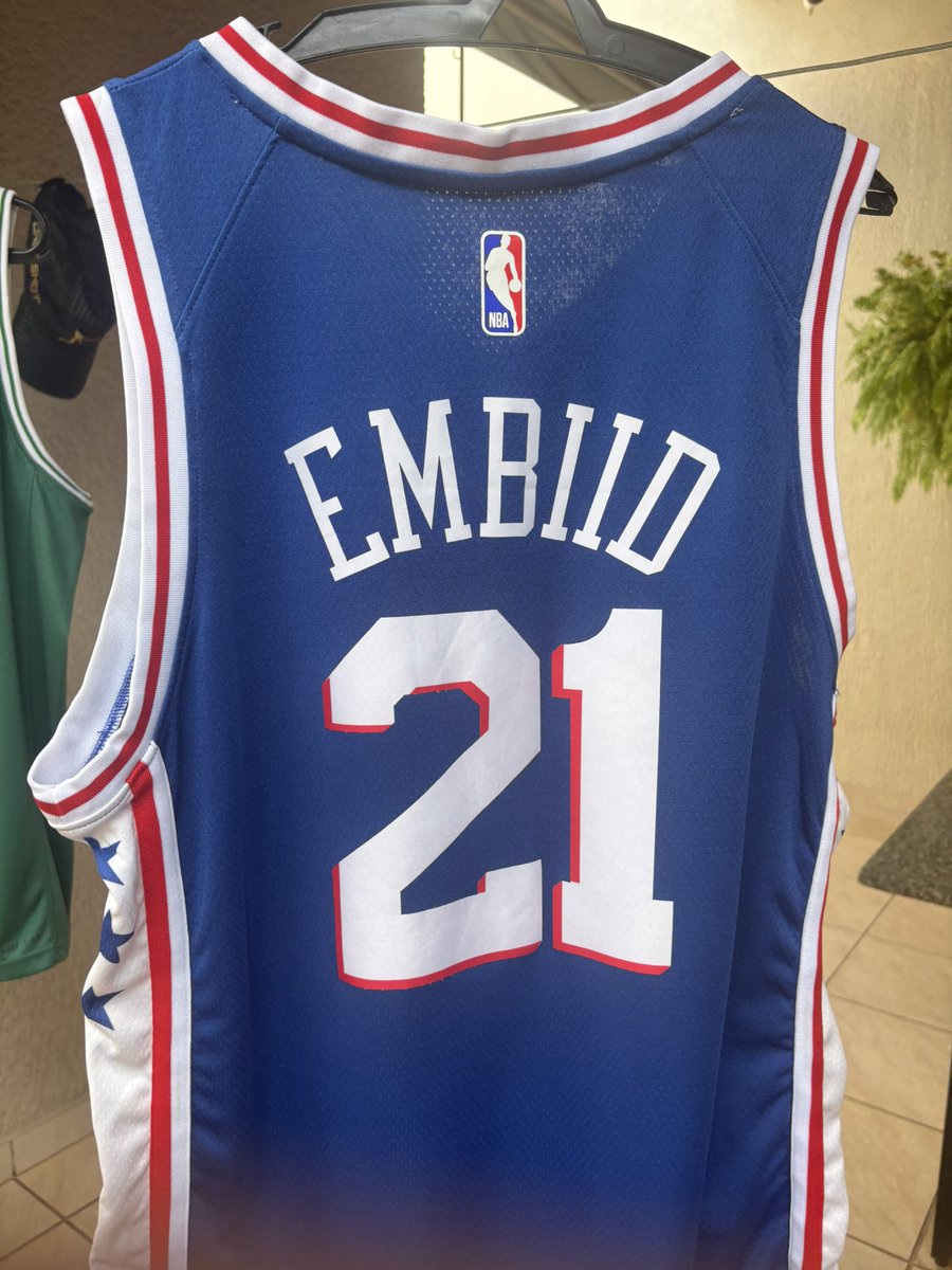 BKLnetsbr's tweet photo. 🏀 Camisa Joel Embiid – Philadelphia 76ers (Swingman)

💰 R$ 130,00

• Modelo Swingman (primeira linha)
• Pouquíssimo uso, em excelente estado
• Ótimo acabamento e qualidade
• Pronta para entrega

Se tiver interesse, chama no direct! https://t.co/bBJPE6b2mh