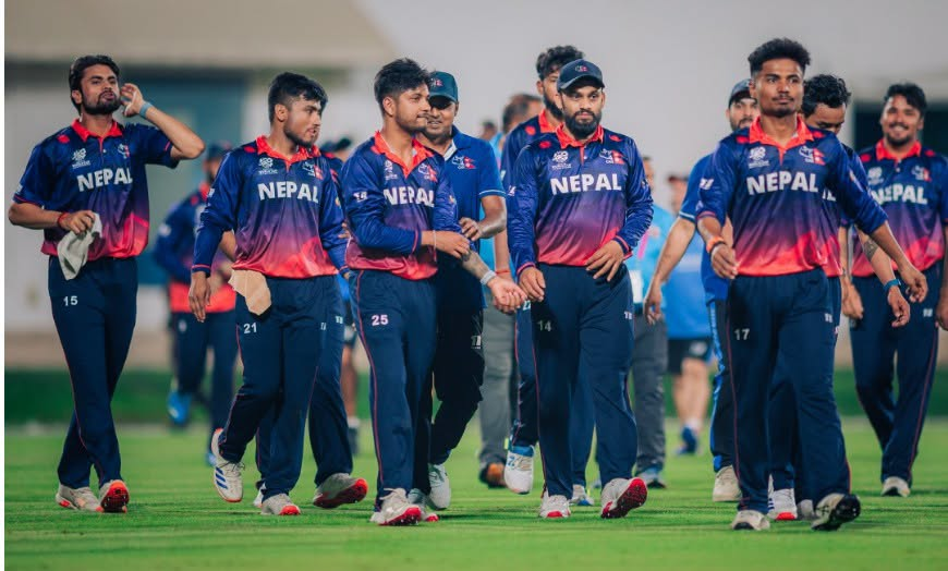 SportJantaParty's tweet photo. 🚨 Another day, another loss for Team Nepal in the ICC CWC League 2. 🇳🇵

Nepal have now suffered four consecutive defeats, with the Netherlands beating them by 57 runs. Chasing just 225, Nepal failed once again.

Yet some are demanding Test status without consistent performances. https://t.co/nCJsviIJCc