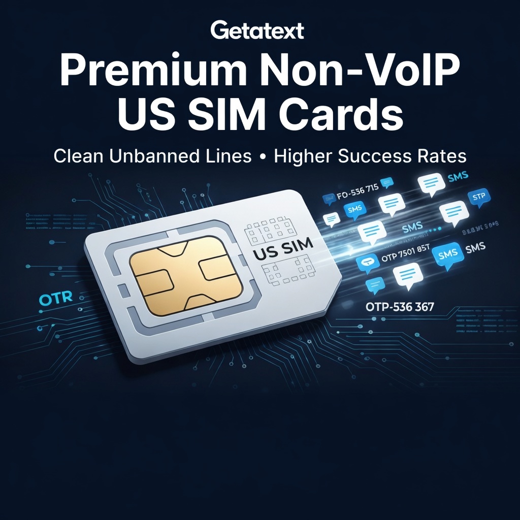 Getatext_'s tweet photo. Sick of recycled numbers that never actually receive the SMS?

Upgrade to Getatext for premium, non-VoIP US numbers. You can do verifications that cheap virtual providers simply can't handle.

Clean, unbanned SIM lines
🎯 Higher success rates

Stop wasting your time and balance