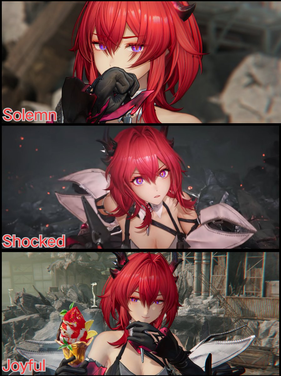 SoloChronicle's tweet photo. Different Emotions of Laevatain
#ArknightsEndfield #Endfield  #エンドフィールド #명일방주엔드필드 #Laevatain https://t.co/UbsGdkE8fD