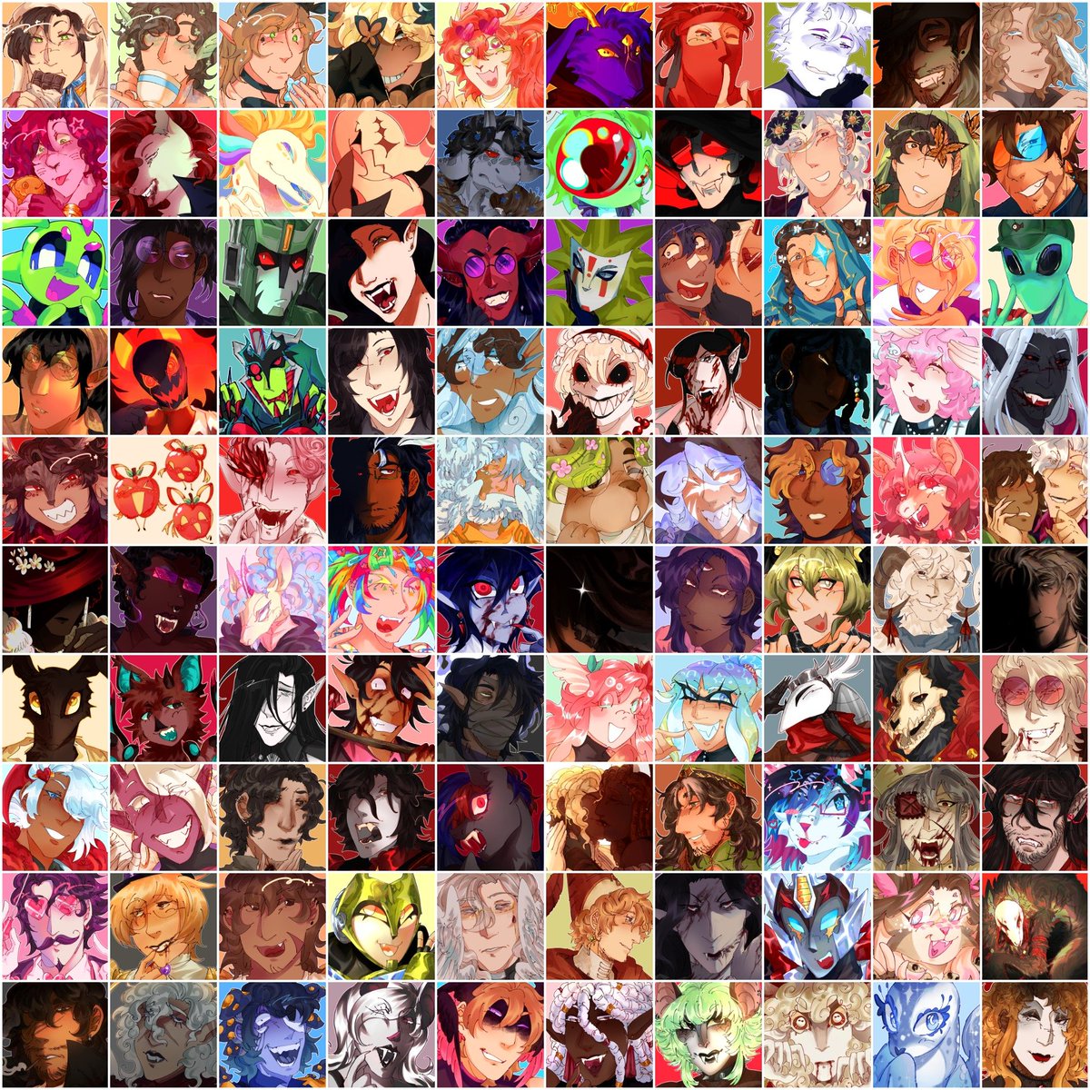 Wassup_im_E's tweet photo. 100 ARTFIGHT ATTACKS COMPLETED 🎉🎉🎉

congratulate me please this was 83h47m of my life.
#artfight2026 #artfight https://t.co/CbGvBmemeL