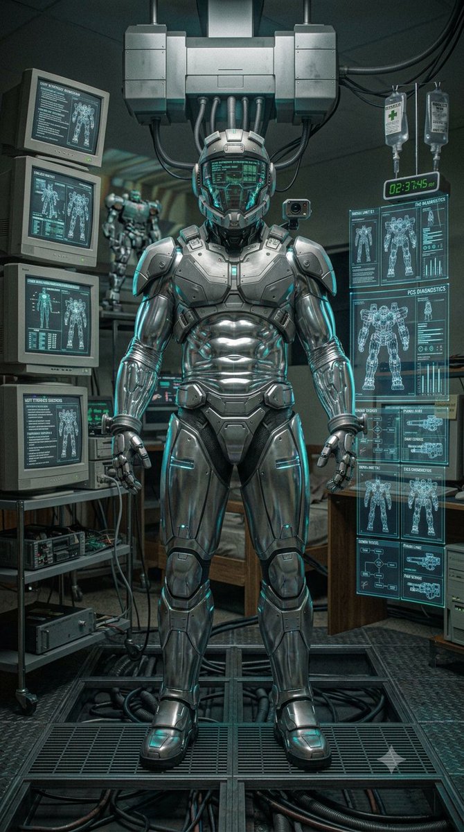 RDxRobotData's tweet photo. 全身圖

Full body picture

— 服從　服從　服從

— OBEY OBEY OBEY

— 個體已被完成

— The object has been completed

#RD #機械帝國 #AIグラドル #3D #AIart #gemini https://t.co/WzYhQnBiqf