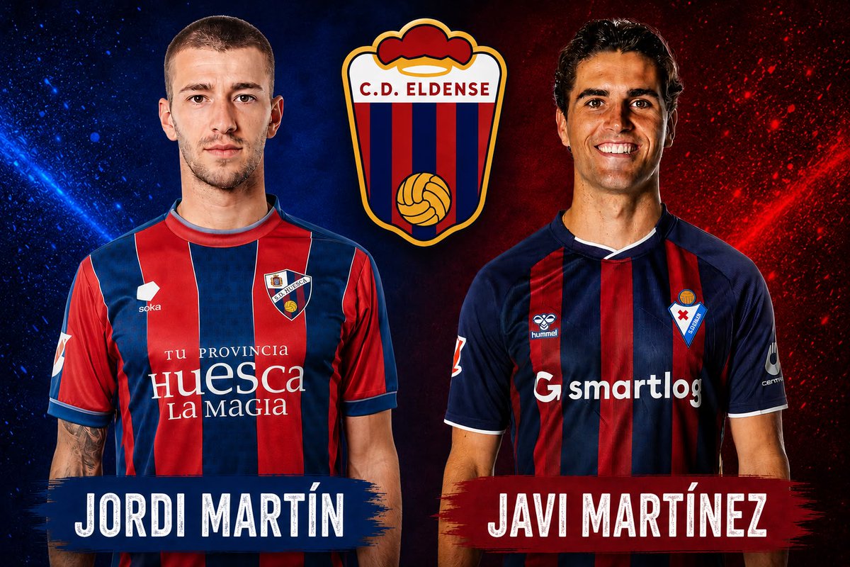 ElRecord's tweet photo. JORDI MARTÍN y JAVI MARTÍNEZ FICHADOS POR EL CD ELDENSE
https://t.co/8wMcsYBNdB 
#futbol #Eldense #Elda #deportes #azulgrana #segunda #ligahypermotion https://t.co/J5V1brMNQM