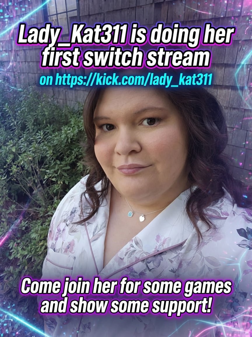 Lady_Kat311's tweet photo. Going live kick with the switch 2 for the first time!!! Come kick it with me!!! https://t.co/evrXTax8bY @Retreats_Home @CroweGamingg @CroweFam_ https://t.co/PRwUp4pot6