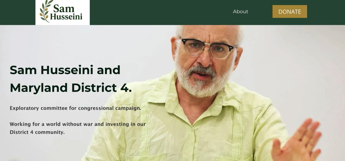 samhusseini's tweet photo. NOW: I have set up an exploratory committee about running for Congress. 

I hope to make a decision soon. 

I hope people will volunteer to help.

And if they can, contribute --

https://t.co/YFzBHlIAp1 https://t.co/pULS8fjsQp