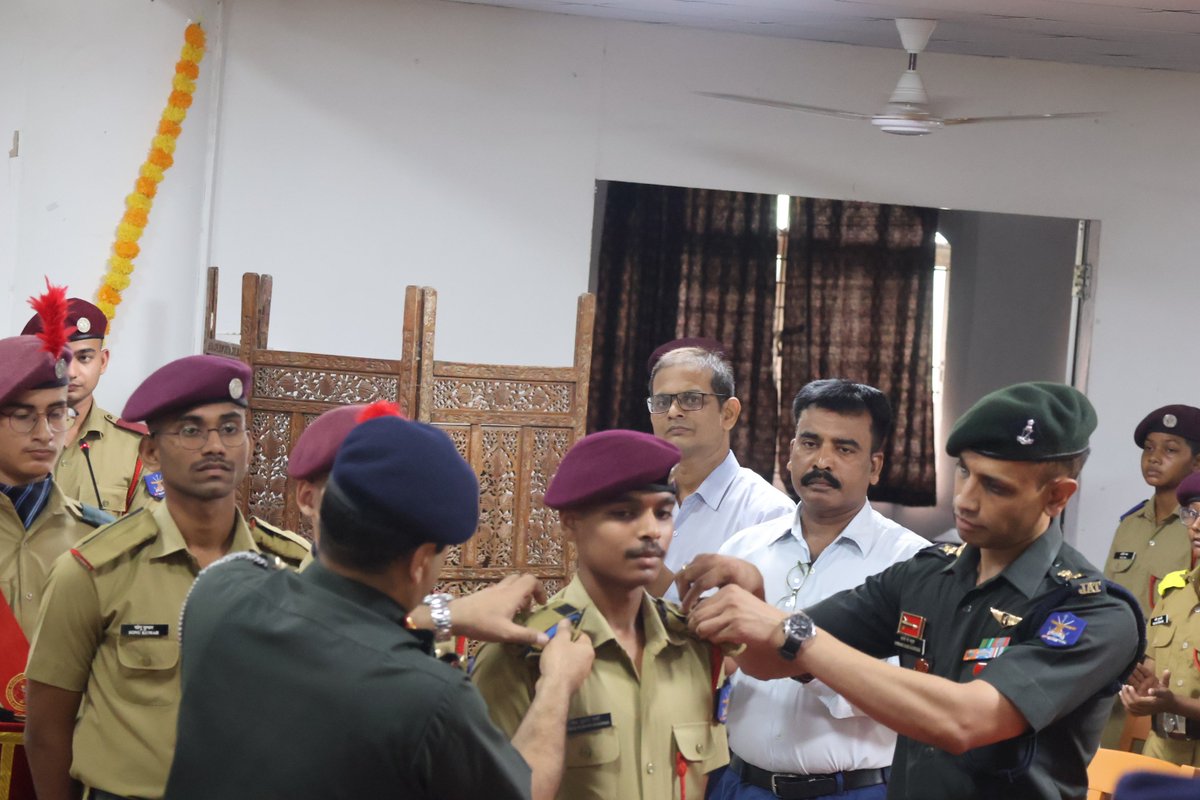 ssnalanda's tweet photo. Investiture Ceremony for the session 2026-27. https://t.co/bLVqOSmW97