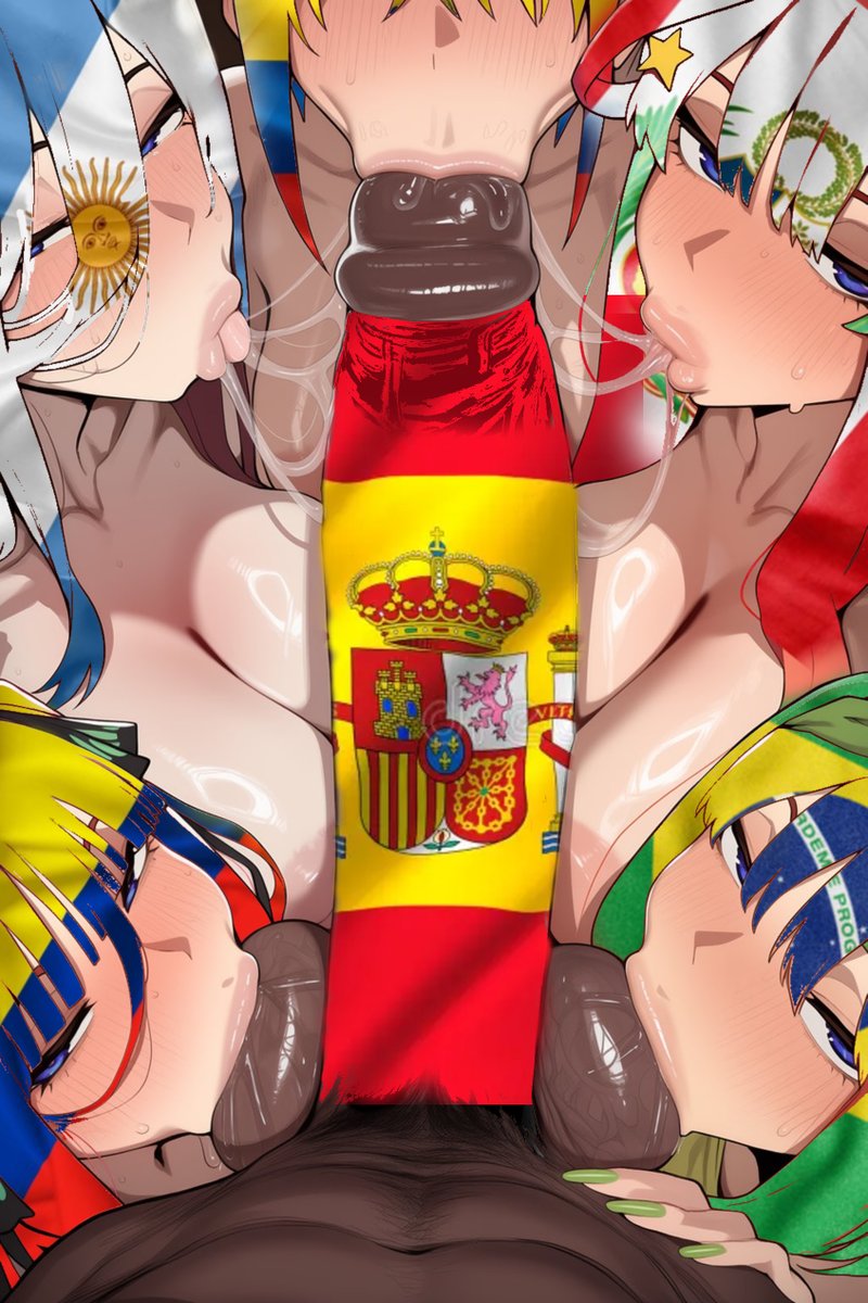 Tinargenta's tweet photo. Las putas de Latam sirviendo al Rey Español
🇪🇨❤️🇨🇴❤️🇦🇷❤️🇧🇷❤️🇵🇪
           ❤️
            🇪🇸
#Argentina #Colombia #Ecuador #Peru #Brasil  #España #Latam #Sexrol #nsfw #Nationplay https://t.co/8861PrRVTT