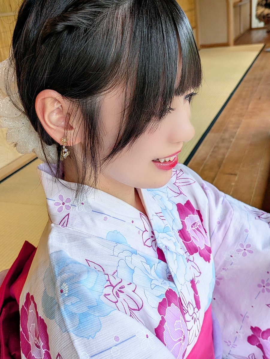 456_pottake's tweet photo. 2026.07.26 お茶会&amp;浴衣撮影会

あいかちゃんは横顔もいい。

#Merise #あいか #浴衣 #撮影会 #アイドル #郡山 https://t.co/ZbUwIYvqav
