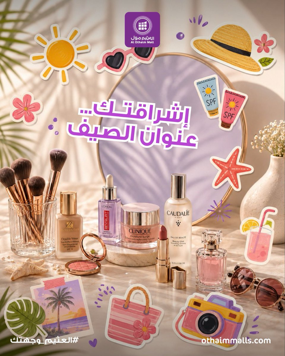 OthaimMalls's tweet photo. من العناية… إلى الجمال✨
كل ما تحتاجينه لإطلالة صيفية متكاملة بانتظارك في العثيم مول💜

العثيم مول… حيث يصبح التسوق تجربة
#العثيم_وجهتك https://t.co/7yBycW1Yy5