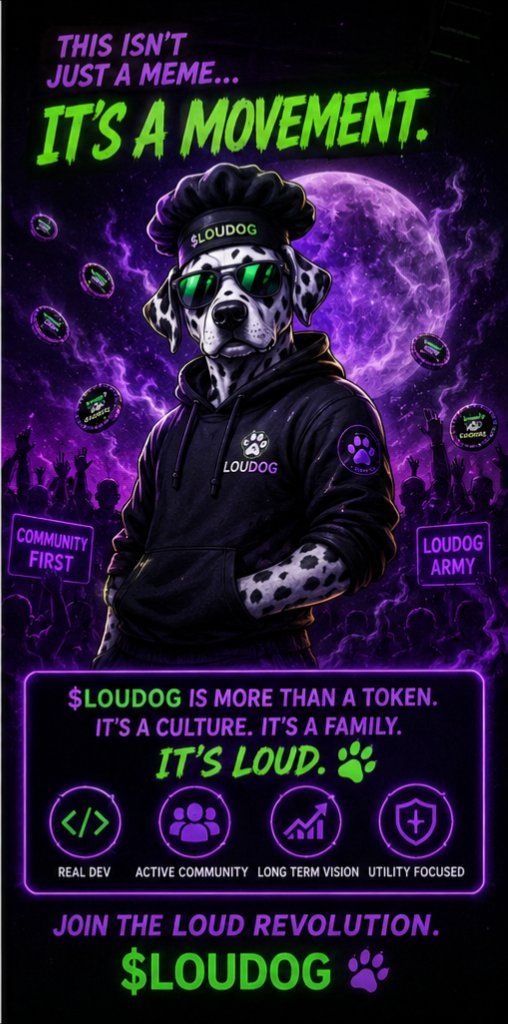 Righteousdevil7's tweet photo. Everyone's watching the same coins, waiting for the same setups, chasing the same pumps.
The real edge? Being in before the watchlist. Before the threads. Before the "have you seen $LOUDOG?" posts. 🐶🔥
2 days old. Solana. Dev active. Community loud. Chart still sleeping.
This is the bottom nobody's looking at yet. The r/r doesn't get better than this. And when it pops? You'll be the one losing sleep from profits, not panic. 😴💰
🔗 TG: https://t.co/711Ft4Wude
CA: GWACAbuQUMZDsK7hjwf2iprY8ksRERBTaeRXUgn9pump
Add it to your watchlist. Or just buy the watchlist before it exists. 🚀