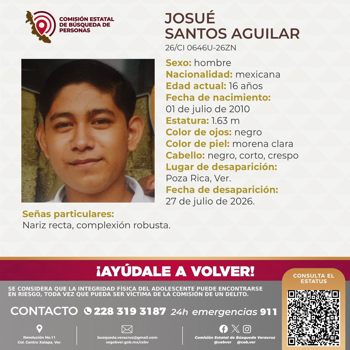 Comisión Estatal de Búsqueda Veracruz tweet media