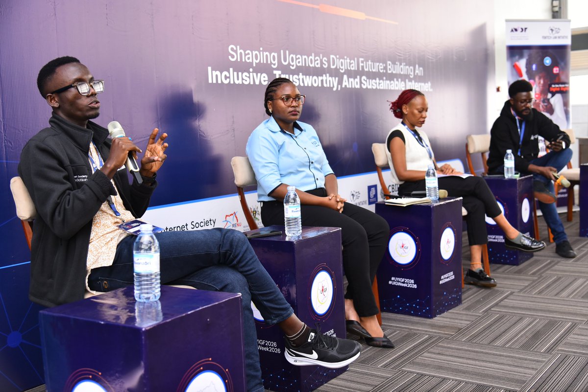 ISOCUg's tweet photo. "Youth inclusion in Internet governance starts here."

That was the central message from @Diplomat_Inno, an Internet governance advocate and digital rights champion, during the panel on "Shaping Uganda's Digital Future: Youth Voices on AI and Digital Governance."

Drawing from his experience across national, regional, and global Internet governance platforms, Innocent reminded participants that meaningful youth participation does not begin at the United Nations Internet Governance Forum (IGF) or other international forums, but with understanding the conversations and policies taking shape here at home.

He challenged young people to move beyond simply attending events and instead become intentional learners.

"What have I learned today?"

According to Innocent, that is the question every participant should leave the Uganda Youth Internet Governance Forum asking themselves.

#UYIGF2026 #UIGWeek2026 #InternetGovernance #YouthLeadership #DigitalPolicy #AI #DigitalRights #DigitalInclusion #FutureOfAI #InternetSociety